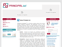 Tablet Screenshot of principallab.com